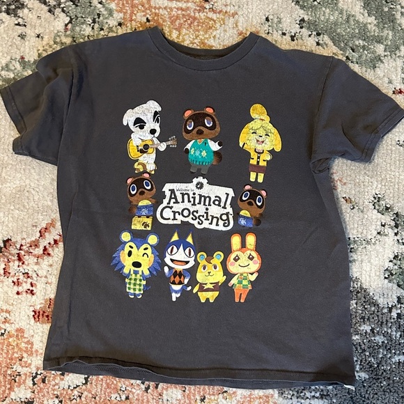 Animal Crossing Nintendo Multi-Character Tee T-shirt Boys Small - Picture 1 of 7